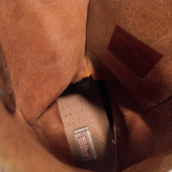 ARIAT "Rambler" Men's Size 11D Pull-on Western Boot Square Toe Brown Leather - Picture 14 of 14